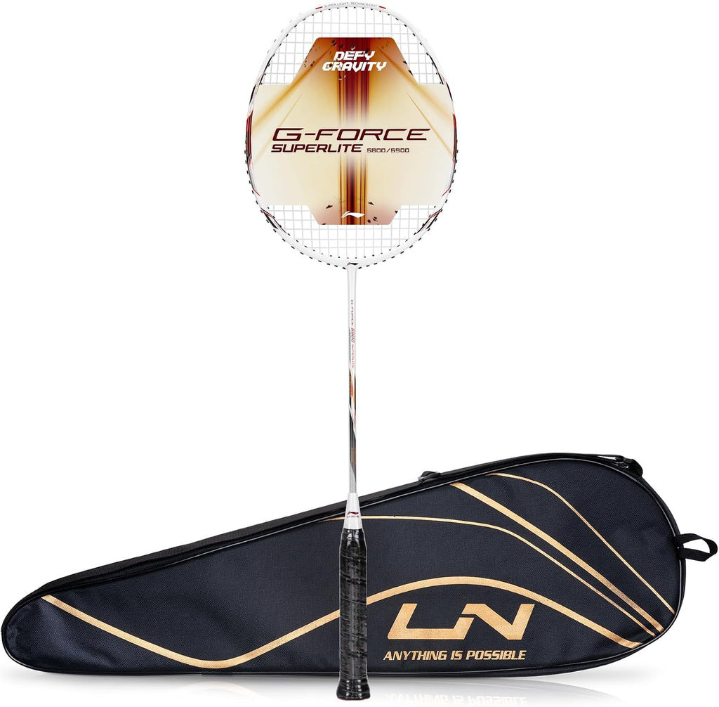 LI-NING G-Force 5900 Superlite Strung Badminton Racquet 5U G6