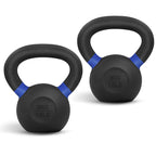 Yes4All Powder Coated Kettlebell, 9–88 lb Cast Iron Weights