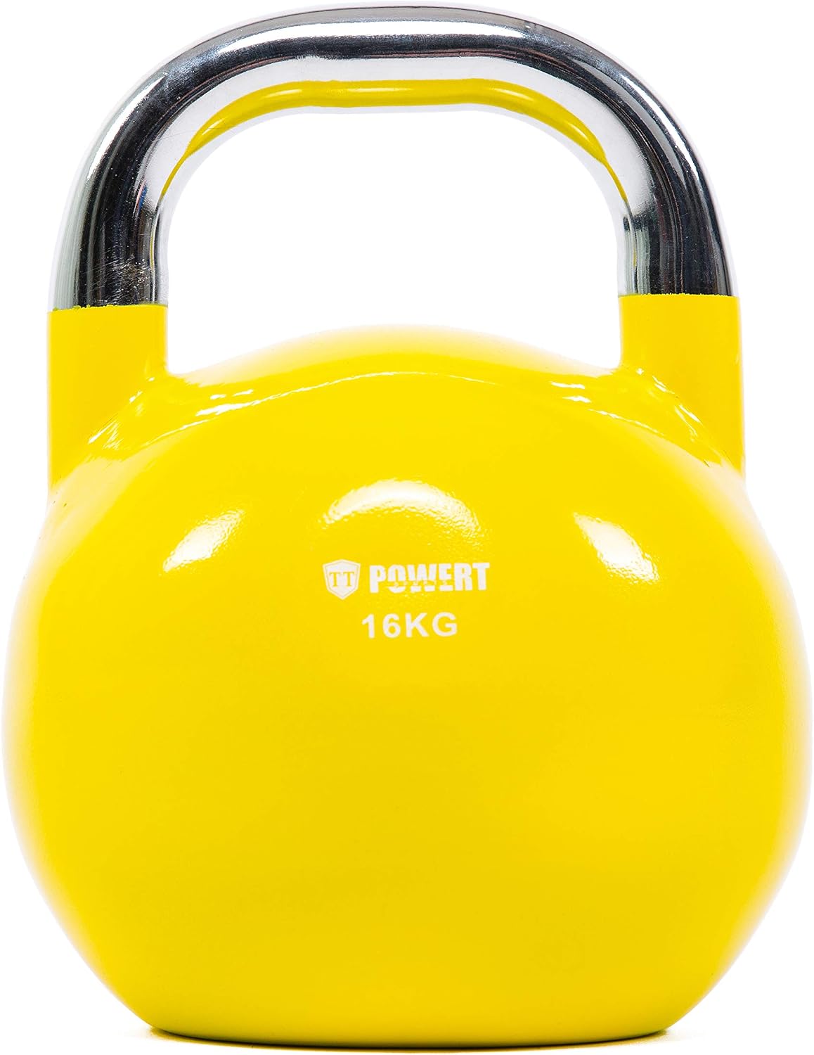 POWERT Competition Kettlebell|Premium Quality Coated Steel|Ergonomic Design|Great for Weight Lifting Workout & Core Strength Training& Muscle Building|Color Coded|Single