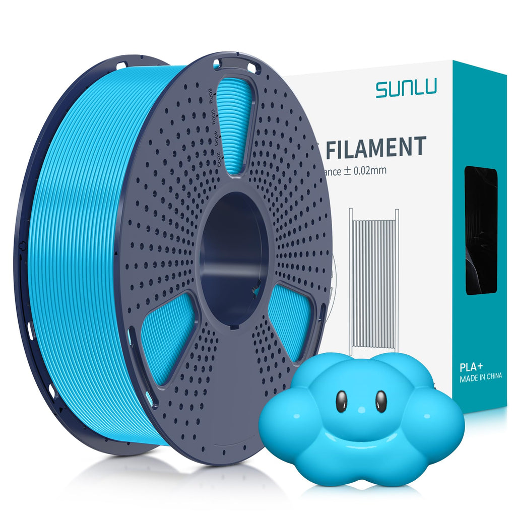 SUNLU PLA Plus Filament 1.75mm, 10KG Bundle, Black & White