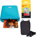 KODAK Step Wireless Mobile Photo Mini Printer (White) Go Bundle