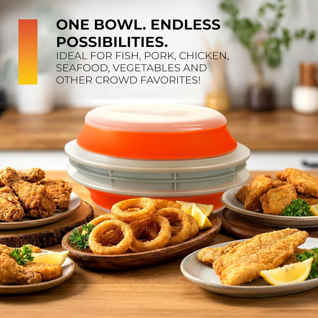 CanCooker Collapsible Breading Batter Bowl | 5 Pack