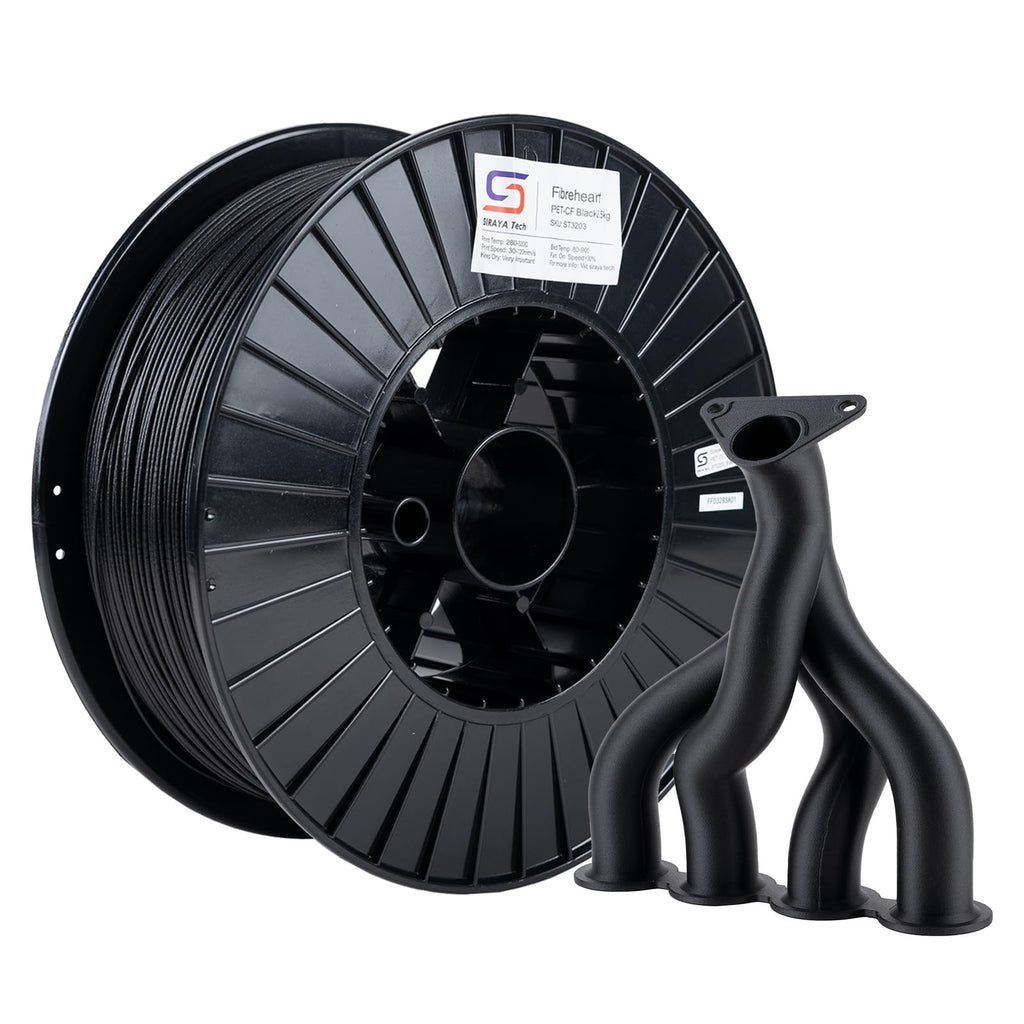Siraya Tech Fibreheart PPA-CF Core 3D Printer Filament, Black, 1kg