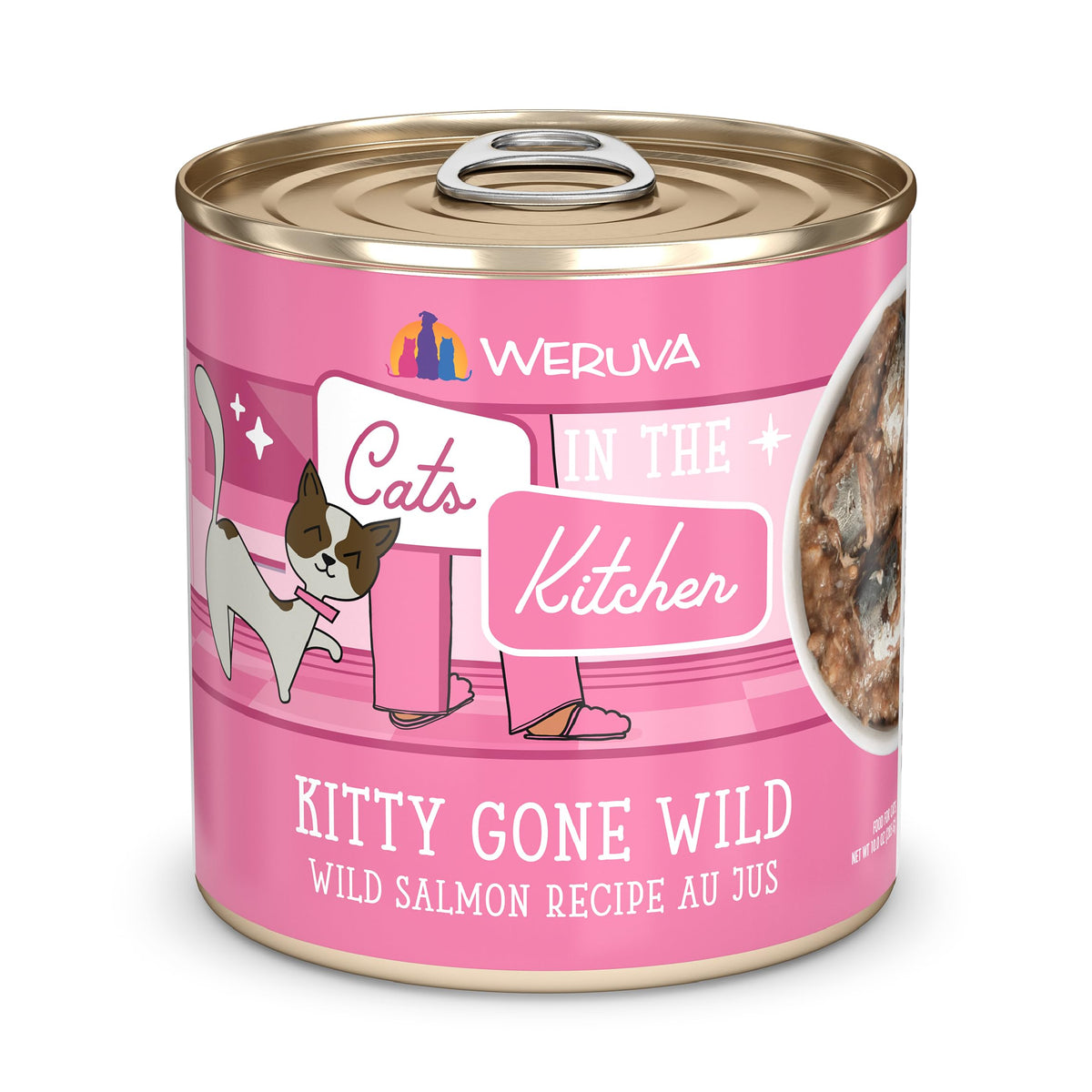 Weruva Cats in the Kitchen, Kitchen Cuties Variety Pack, Wet Cat Food, 6oz Cans (Pack of 24)