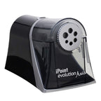 Westcott ACM15509-A1 iPoint Evolution Axis Multi-Size Pencil Sharpener, Black