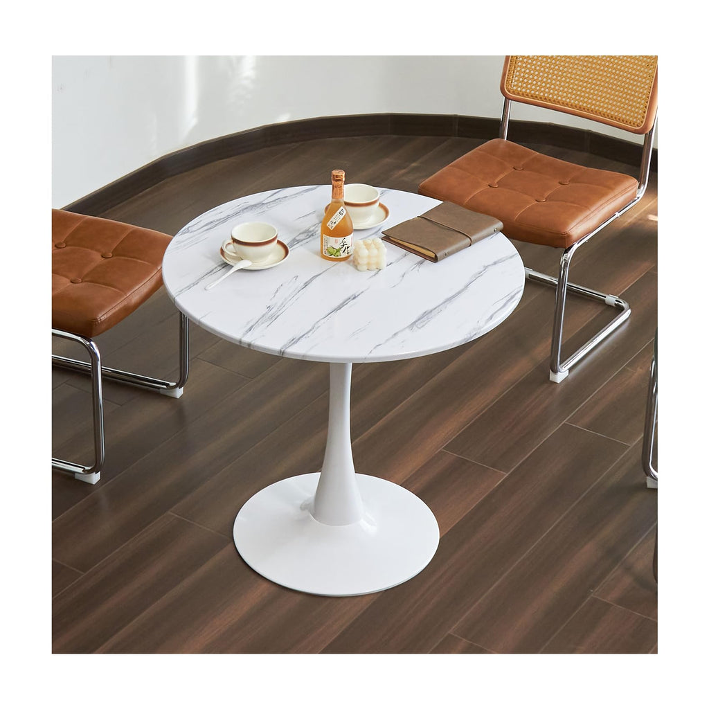 Round Dining Table, 31.5" Tulip Table (Black)