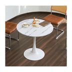 Round Dining Table, 31.5" Tulip Table (Black)