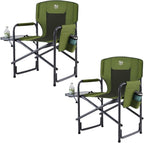 TIMBER RIDGE Aluminum Oversized Camping Chair, Support 400lbs