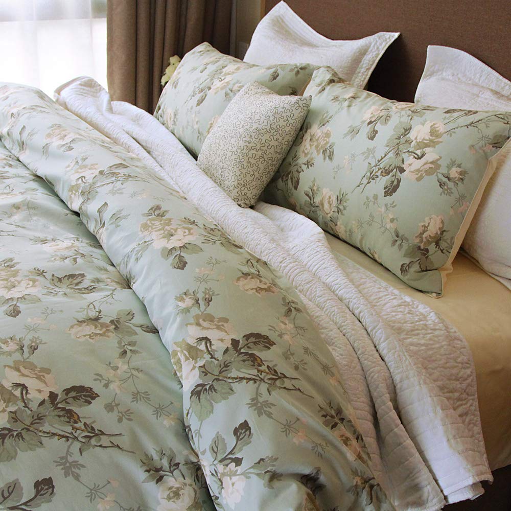 Brandream Paisley Duvet Cover King Size Gold Classy Regal Themed Luxurious Boho Bedding Super Soft Egyptian Cotton 3 Piece Modern 800-Thread-Count Duvet Quilt Cover Set