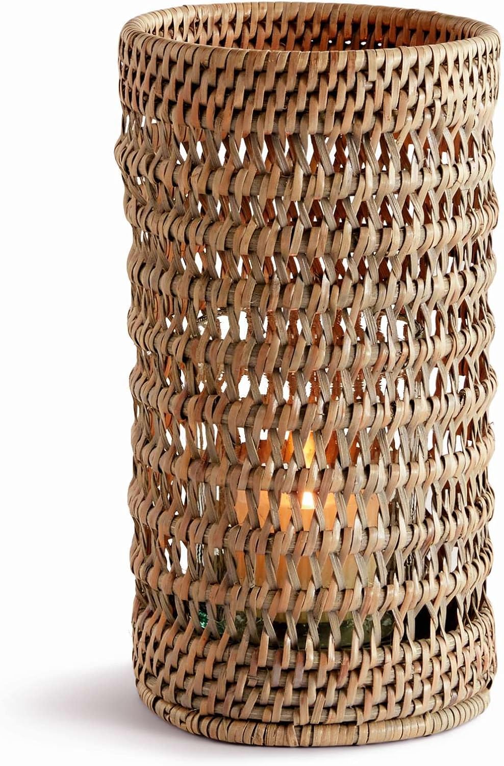 Napa Home & Garden Burma Rattan Hurricane Small Small Brown