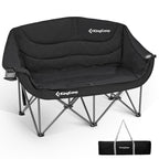 KingCamp Double Camping Chair, Heavy Duty 660lbs Folding 2 Person Chair