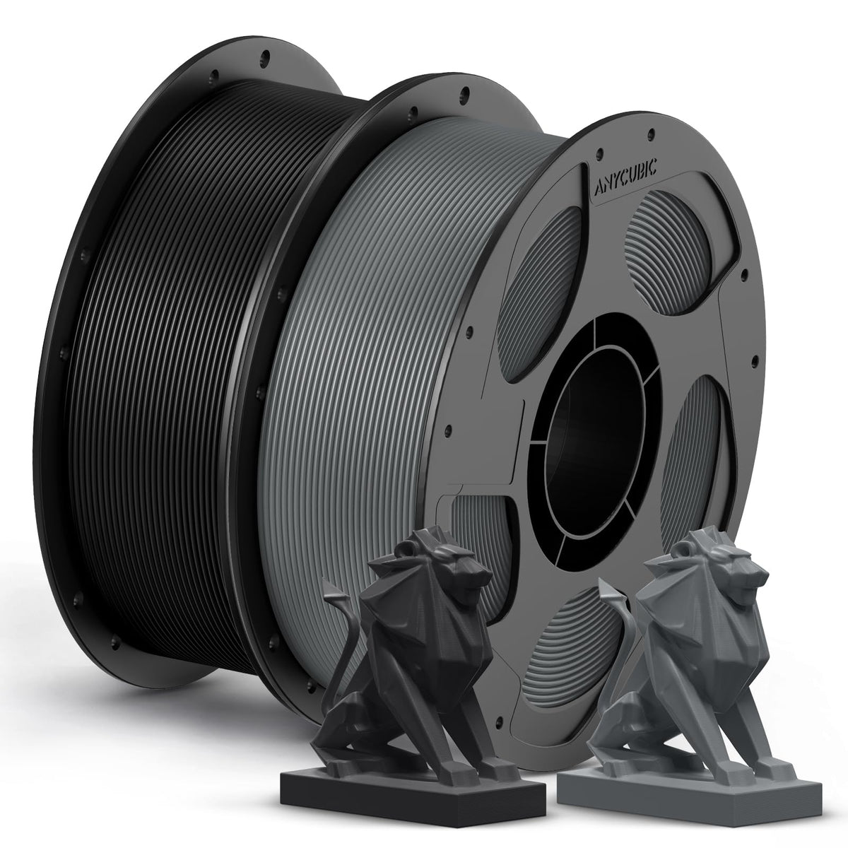 ANYCUBIC PETG Filament 1.75mm, Multicolor Bundle 10KG, Reusable Spool