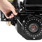 7.5HP Gas Engine, Single-Cylinder Gas Engine,4 Stroke 210CC Gas Motor with Air-Cooling, Portable Gas Engine for Go Cart, Mini Bike