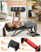 XDDIAS Adjustable Dumbbell Set for Home Gym Strength Training