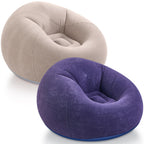 Realspring Inflatable Bean Bag Chairs,Coffee,4 Pcs