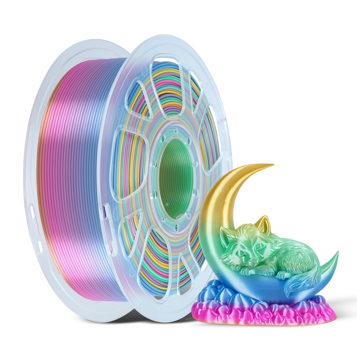 Kingroon 16KG PLA Filament Bundle 1.75mm 3D Printer Filament Multicolor Pla Filament Bulk for Most 3D Printer, Dimensional Accuracy +/- 0.02 mm, 1kg Spool,16 Rolls,16 Colors
