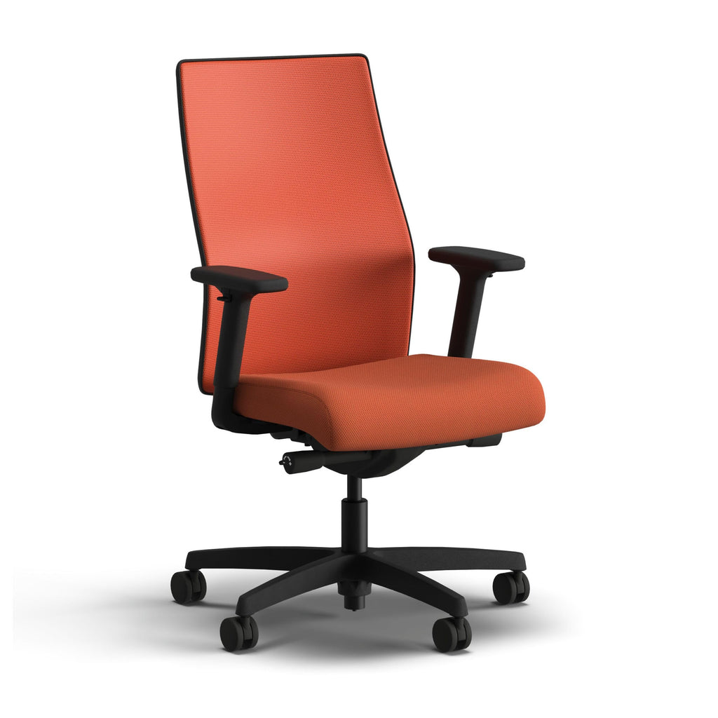 HON Ignition 2.0 Ergonomic Office Chair, Lumbar Support, Desk Chair, Black