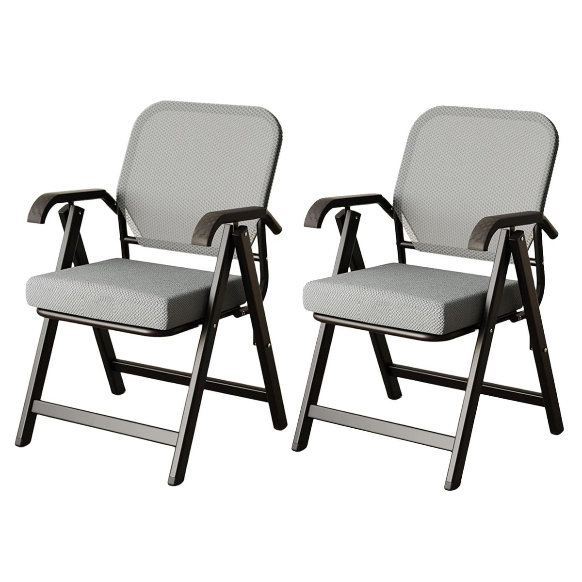 Padded Folding Chairs,folding Chairs Decompression Spine Protection,black Folding Office Chair With High Rebound Cushion,folding Chair For Meeting Room,office,Chess Room,home Load-bearing 150kg ( Colo