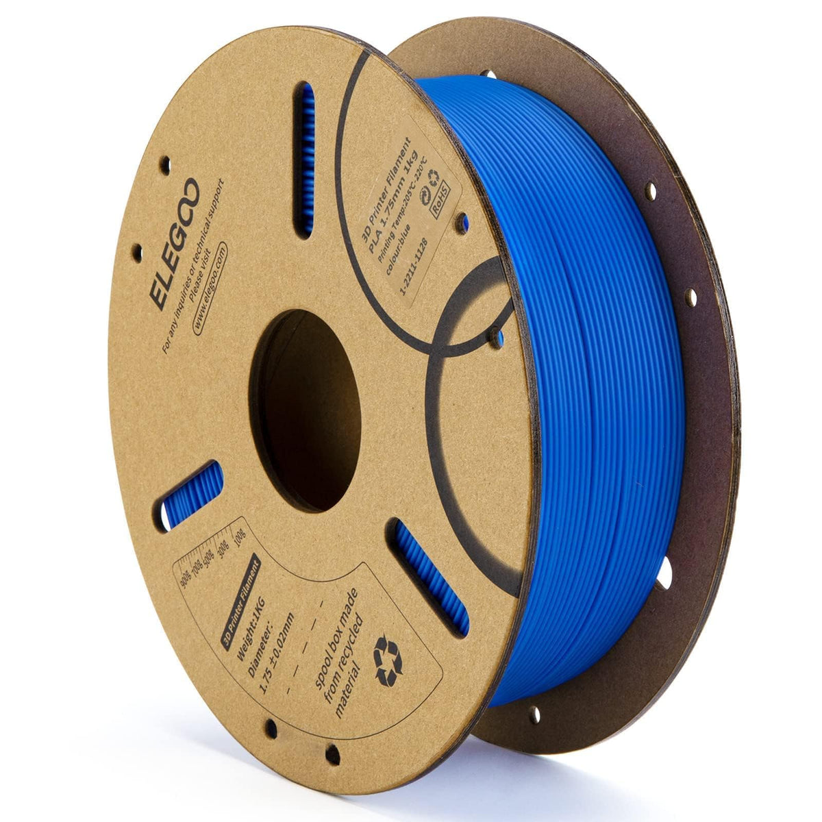 ELEGOO PLA 3D Printer Filament 1.75mm Bundle Multicolors 10KG