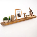 Marsmiles 55in Long Floating Shelves for Wall Mounted, 1Pack|Natural