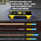 ERICAT Wood Moisture Detector, Wall Detection Scanner with Backlit LCD Display Screen, Three Measurement Modes and High-Precision Sensor, Easy to Use and Auto Calibration, for Wood, Walls, Floor
