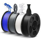 ANYCUBIC PLA Plus (PLA+), 3D Printer Filament 1.75mm Bundle, High Toughness, 1KG Spool, Black, White, Texture Grey, Pink, Red, Blue, Green, Orange, Yellow, Purple, 10KG in Total