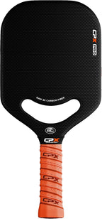 CPX Pro Carbon Fiber Pickleball Paddle - Professional Grade, Matte Finish, Honeycomb Core, Tennis Style Grip - Edgeless Paddle Designed in Chicago, USA