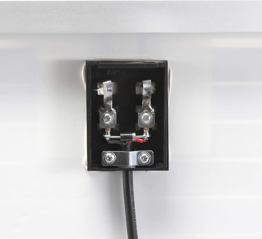 20 Watt 12 Volt Solar Panel with Mounting Bracket and Needed Installation Hardware