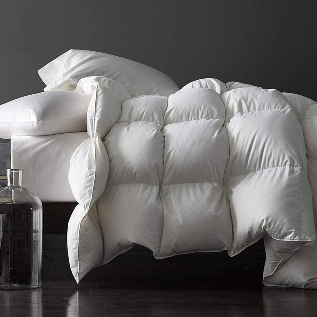 Royoliving Premium Feathers Down Comforter King Size Duvet Insert