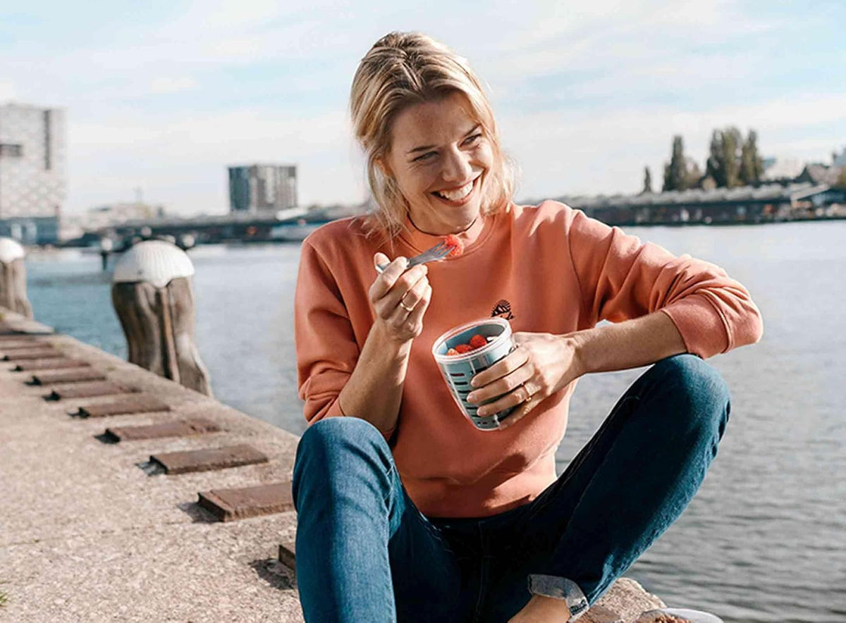 Mepal - Promotion Set Pots Ellipse 3 Pieces - Lunch Pot 500 + 200 ml, Fruitpot 600 ml, Snack Pot 350 ml - Food Container, Yoghurt Cup, To Go Mug - Suitable for Dishwasher - Nordic Black