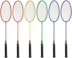 Champion Sports 26" Twin Shaft Badminton Racket with Nylon Coated Steel Strings