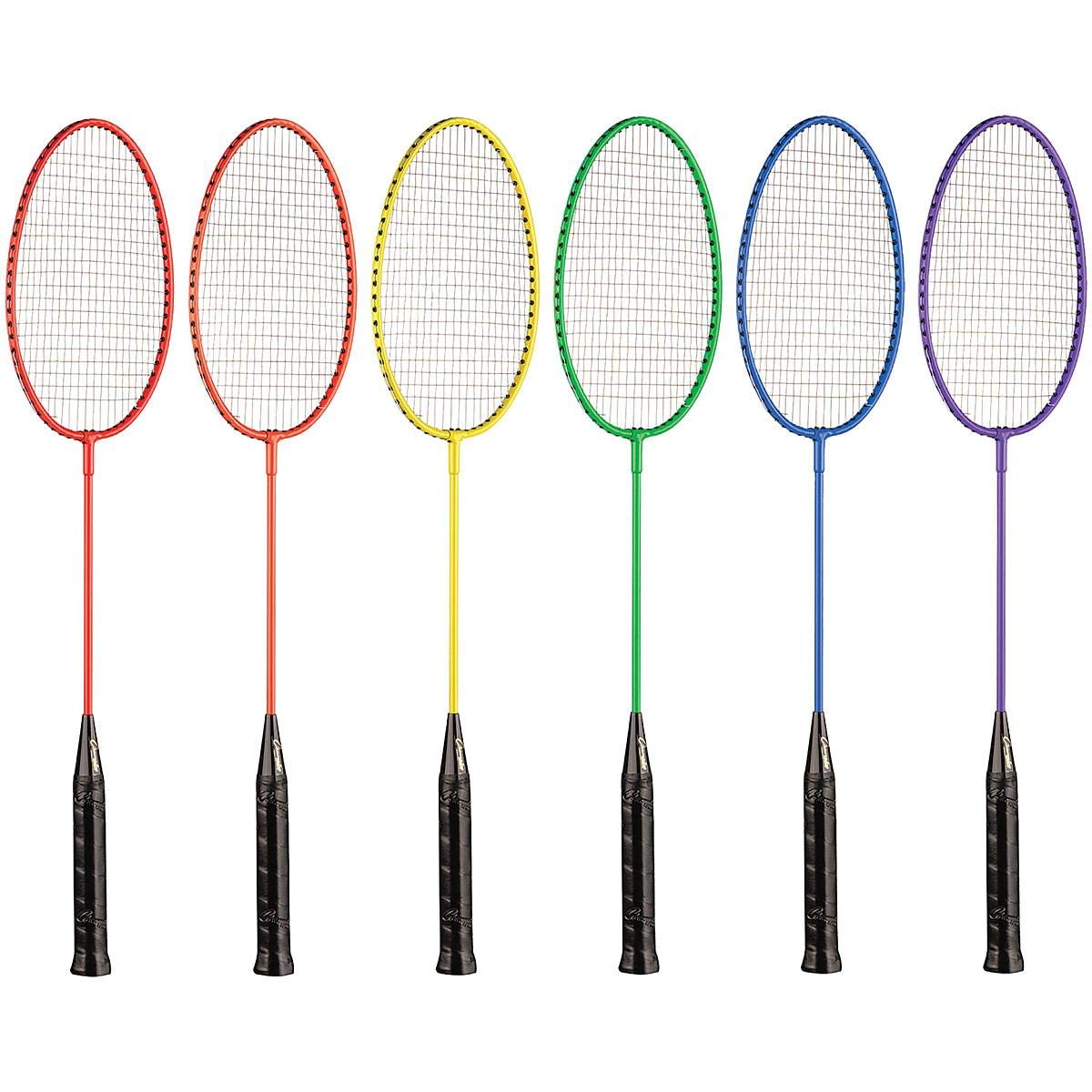 Champion Sports 26" Twin Shaft Badminton Racket with Nylon Coated Steel Strings