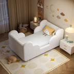 DoCred Toddler Bed, Upholstered Toddler Bed for Girls&Boys