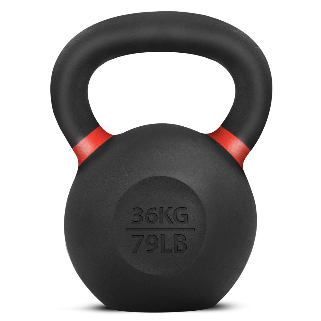Yes4All Powder Coated Kettlebell, 9–88 lb Cast Iron Weights