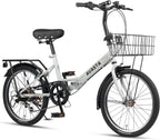 AVASTA Quartet Folding Bike, 20/24 Inch, 7-Speed, Dual Brakes