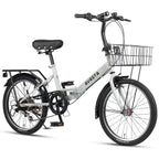 AVASTA Quartet Folding Bike, 20/24 Inch, 7-Speed, Dual Brakes