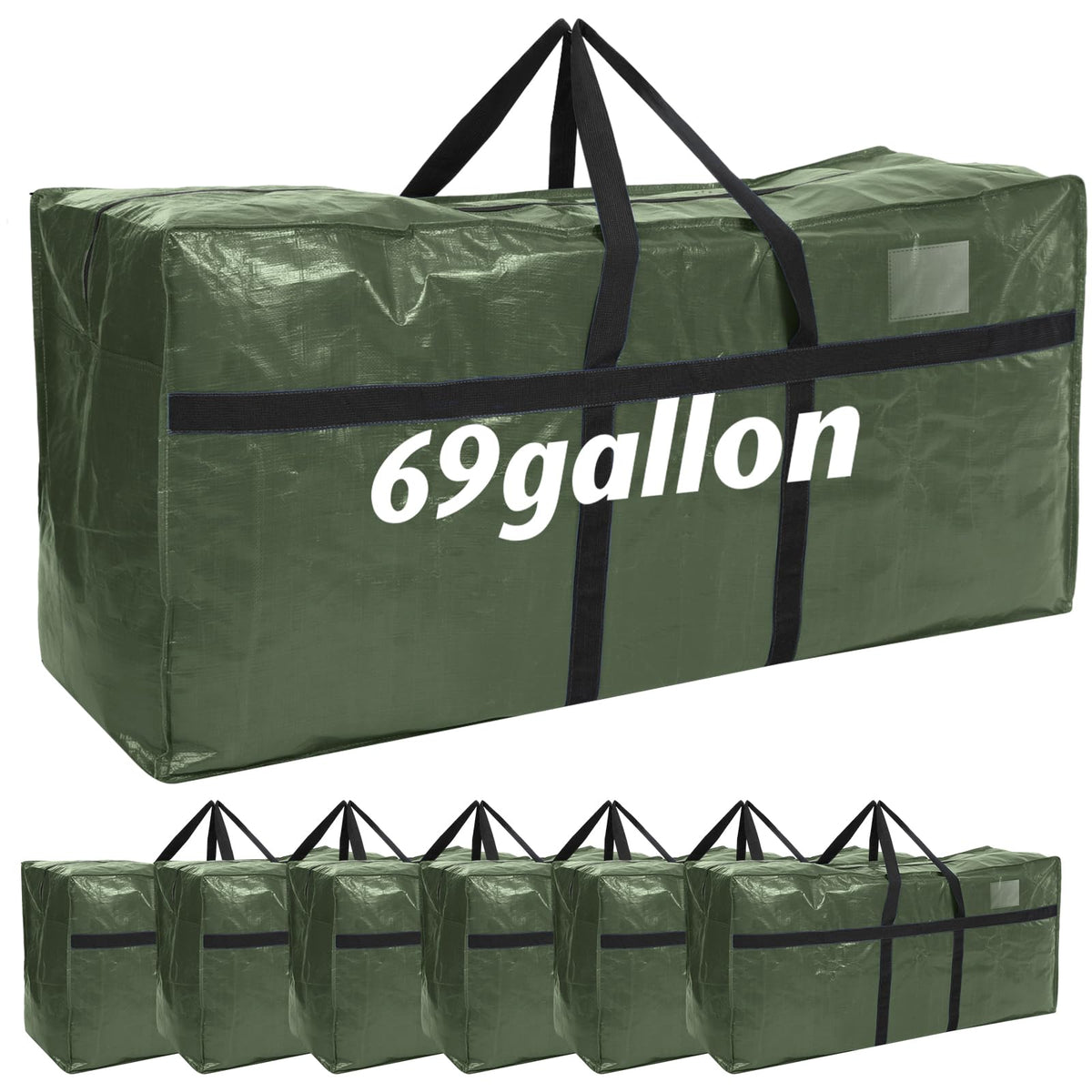 Windyun 4 Pcs 195 Gallon Extra Large Moving Bags XXL Heavy Duty Storage Bag