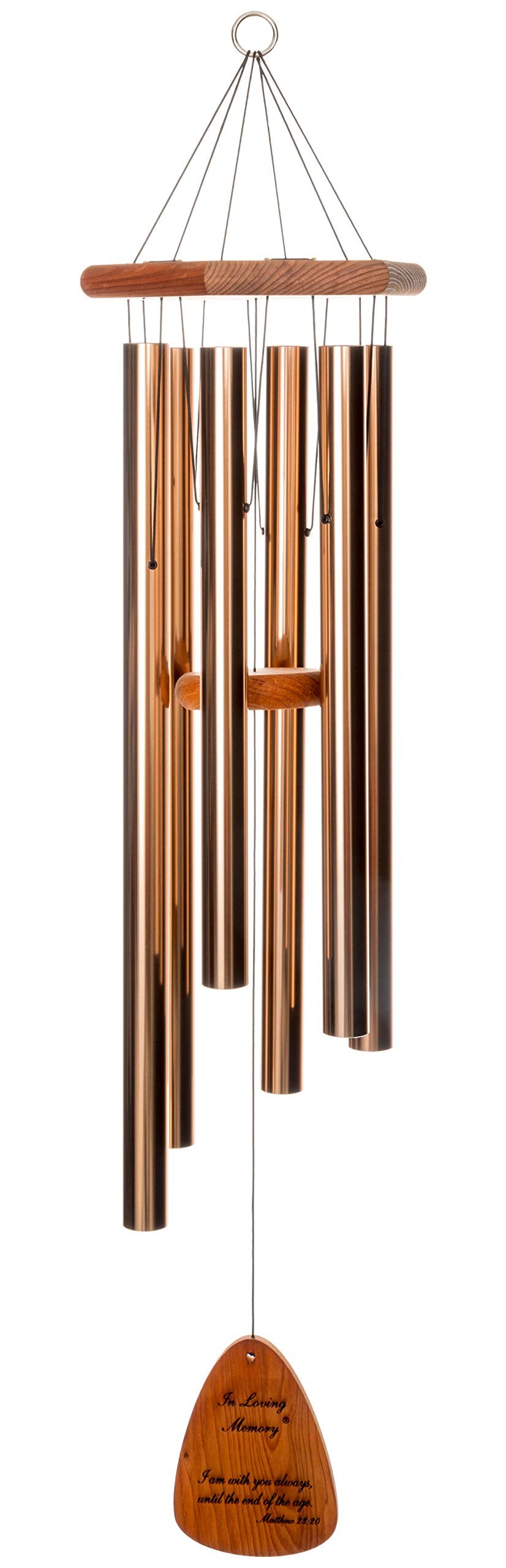 In Loving Memory 30-inch Windchime, Bronze w/I am with You Always…