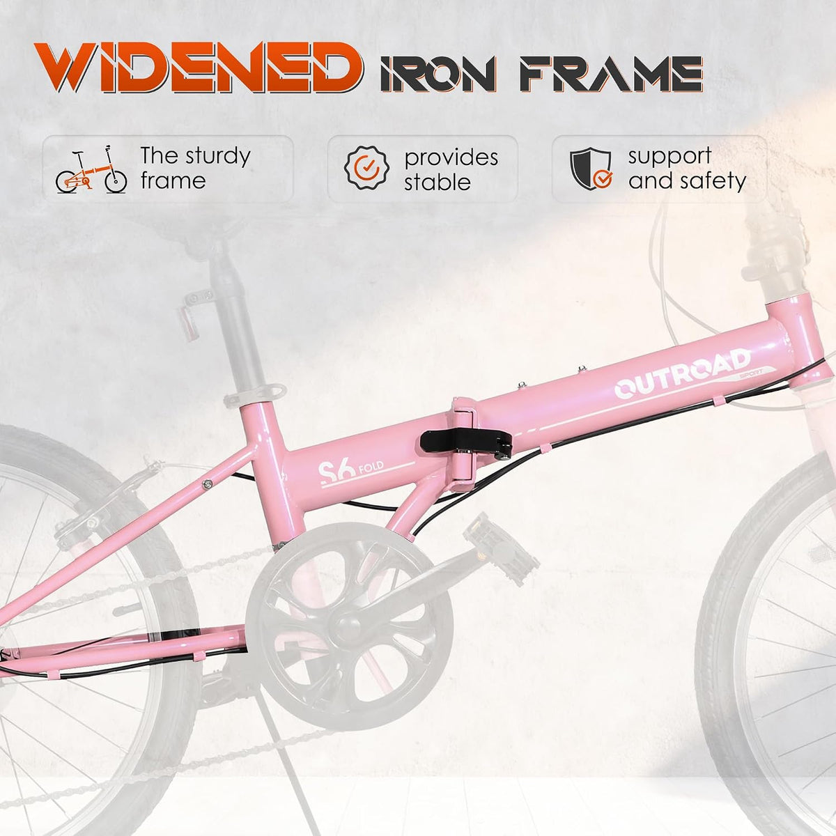 Betterland 20 inch Folding Bike, Foldable Bicycle for Adults with 7 Speed Derailleur, Lightweight Collapsible Bicycle for City Commuting, Fold Up Bike Men Women Teenagers