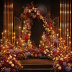 Floor Candle Holders Lamp for Wedding Metal Floor
