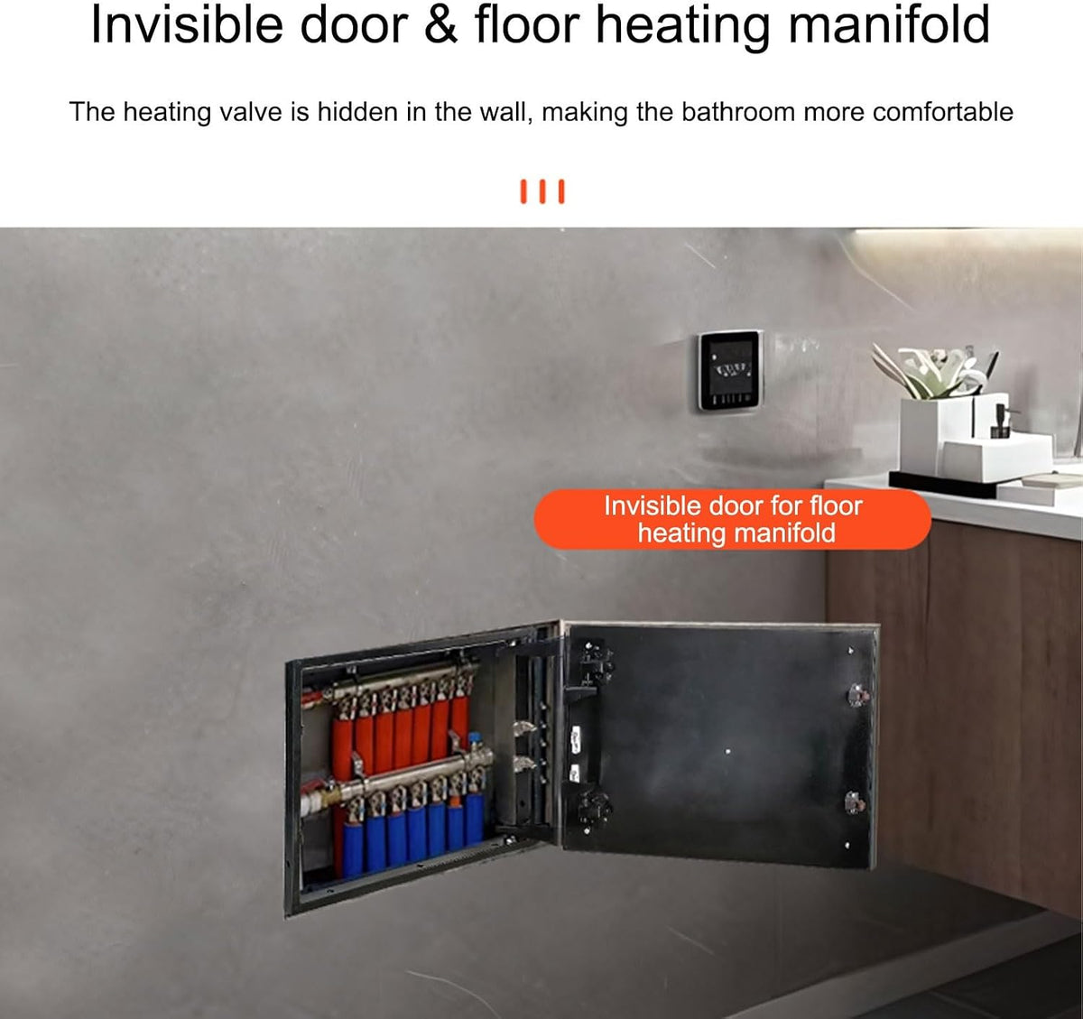 JHDXL Invisible Inspection Port, Access Hatch Sealed Roof Access, Attic Basement Exit Covers, Vent Systems Access Panel, Bathroom Service Access Hole Cover(60 * 50 * 4.5cm/23.6 * 19.7 * 1.8in)