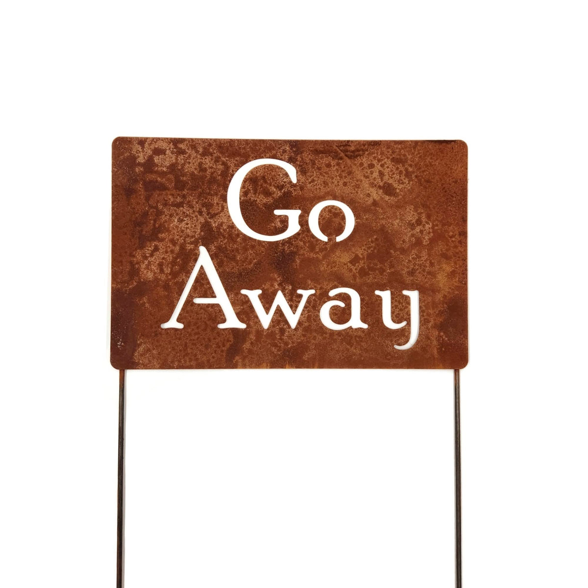 Funny Garden Stake 20 to 33 Inches Tall (Our Garden, XL 33" Tall)
