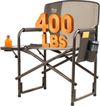 TIMBER RIDGE Aluminum Oversized Camping Chair, Support 400lbs