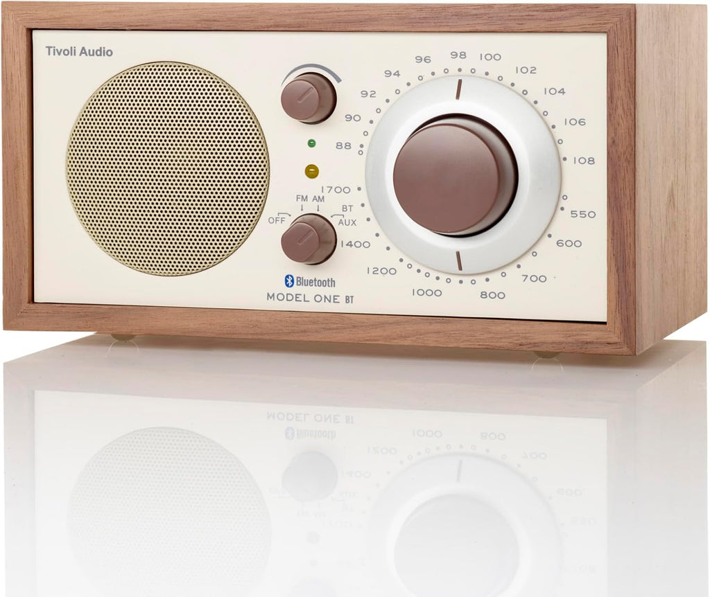 Tivoli Audio Model One Bluetooth AM/FM Radio (Walnut/Beige)