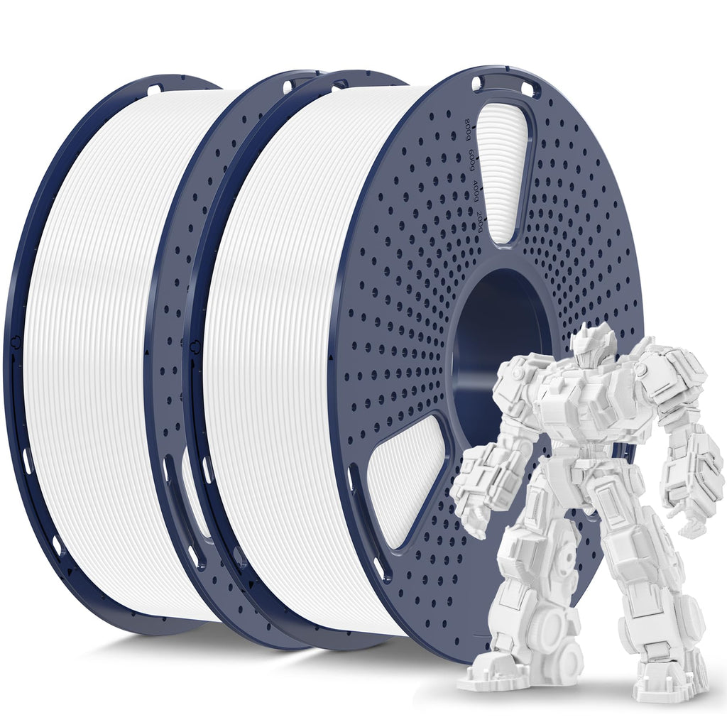 SUNLU PLA Plus Filament 1.75mm, 10KG Bundle, Black & White