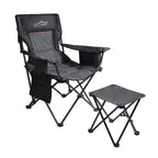 FAIR WIND 2-Pack Padded Oversized Camping Chair Heavy Duty for Adults