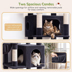 Globlazer 74in Heavy Duty Cat Tree Tower for Indoor Cats Large Adult, S74