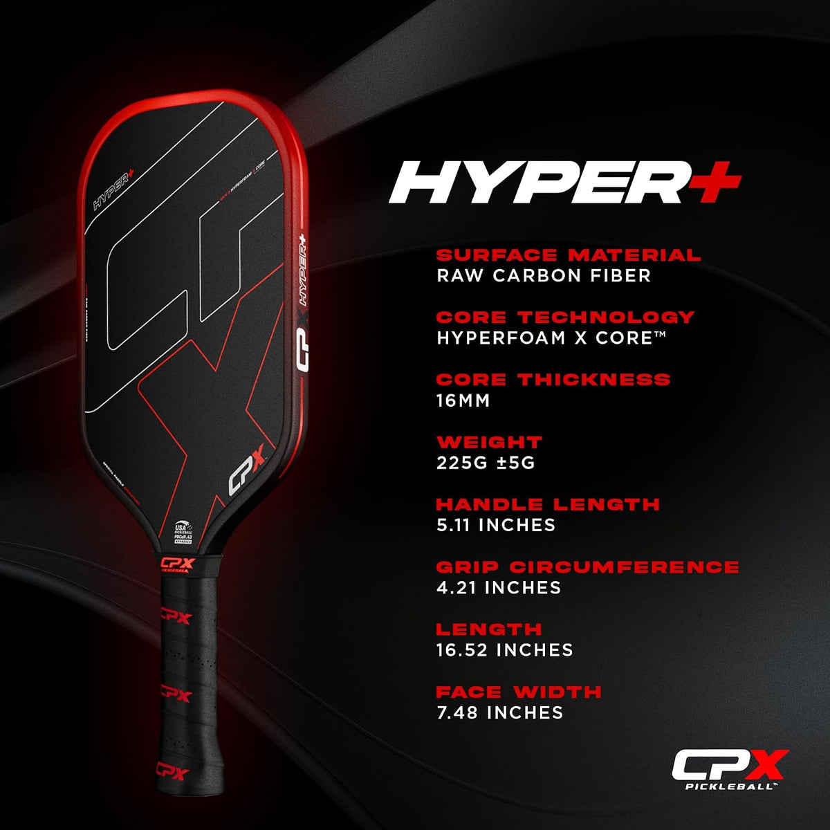 CPX Hyper+ Series Full Foam Professional Pickleball with Hyperfoam X Core™ Technology