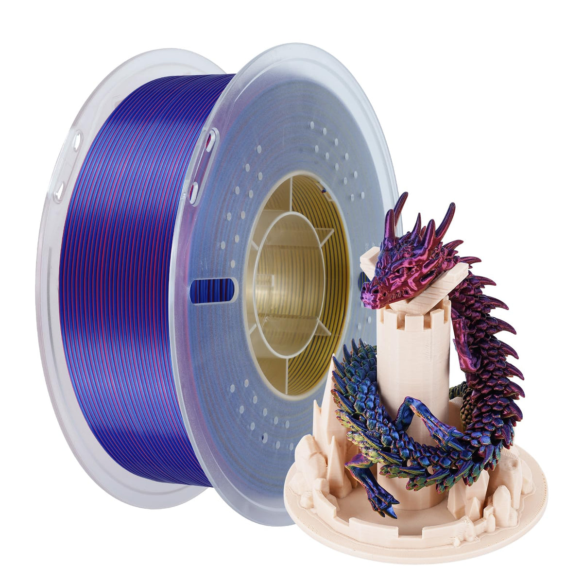Kingroon 16KG PLA Filament Bundle 1.75mm 3D Printer Filament Multicolor Pla Filament Bulk for Most 3D Printer, Dimensional Accuracy +/- 0.02 mm, 1kg Spool,16 Rolls,16 Colors