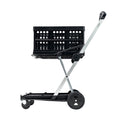 CLAX® The Original | Made in Germany | Multi use Functional Collapsible carts | Mobile Folding Trolley | Shopping cart with Storage Crate | Platform Truck (Green)